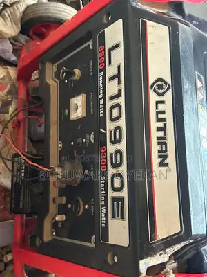 Lutian LT10990E, 8.8 kVA Running / 9.3 kVA With Electric Start