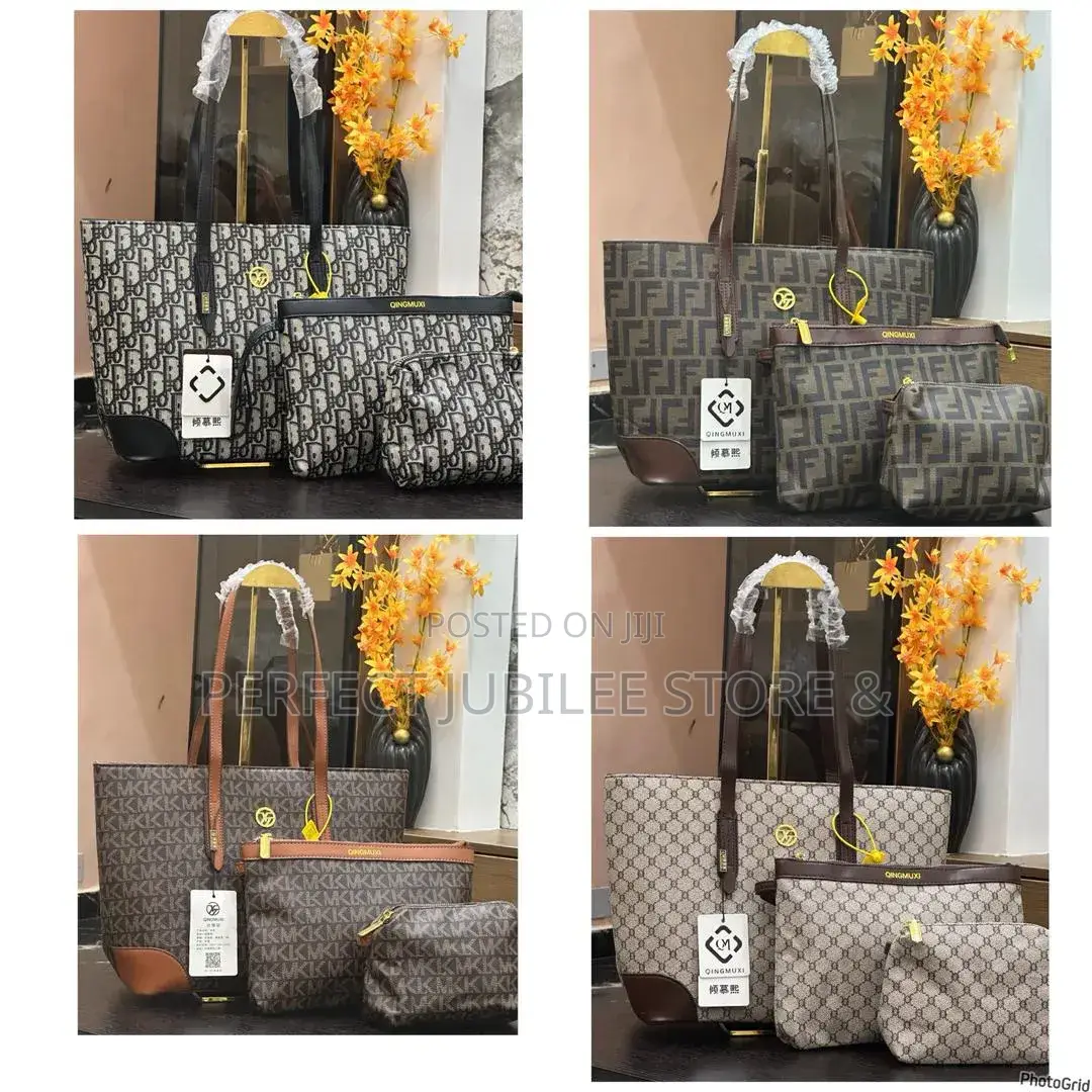 Stock 3in1 Quality Leather Bag