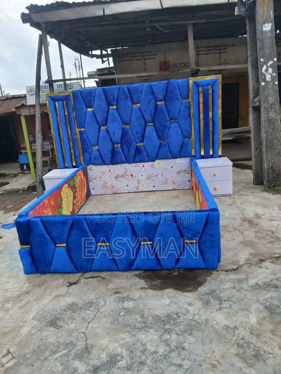 6 by 6 Padded Bed Frane