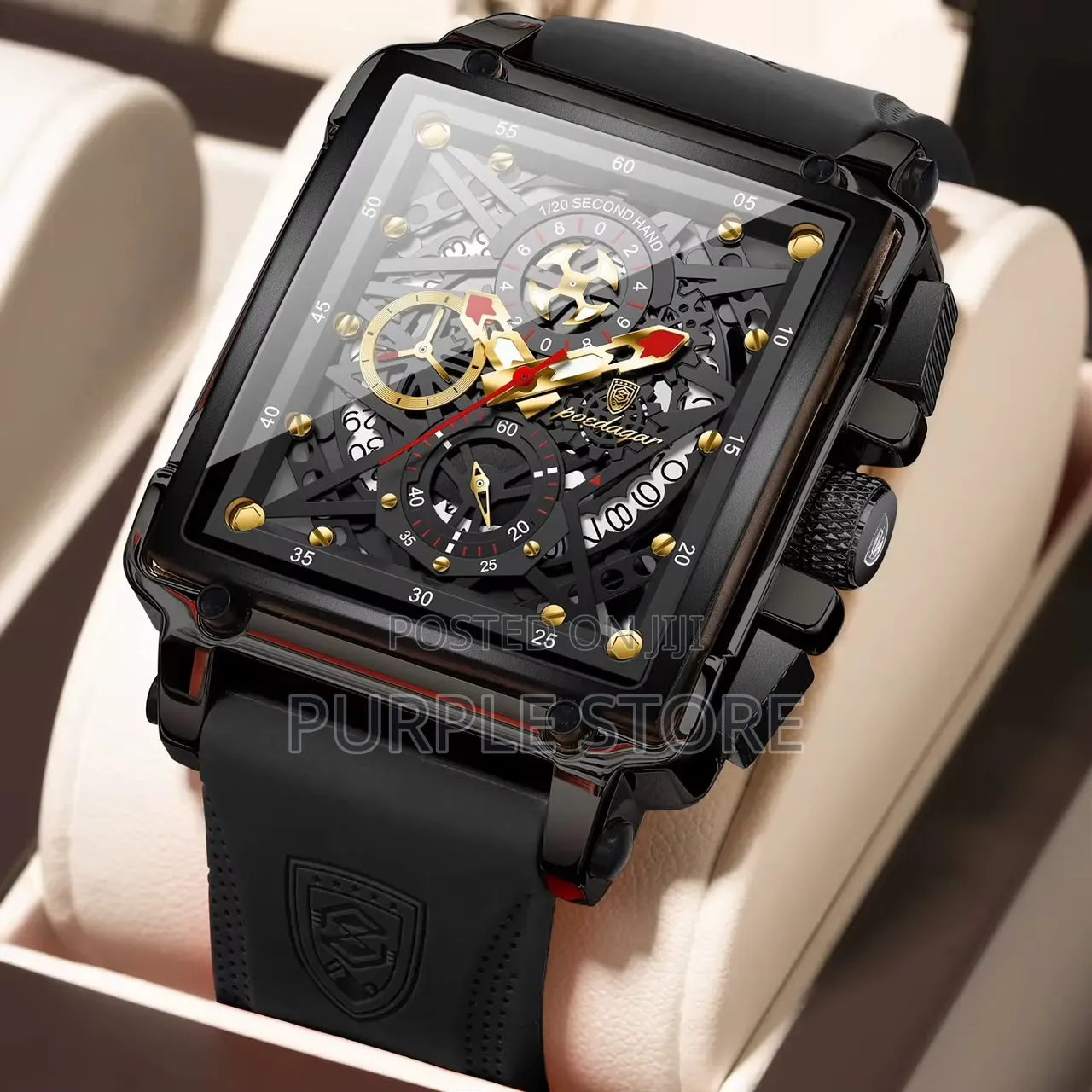 Poedagar Rubber Strap--Watches--