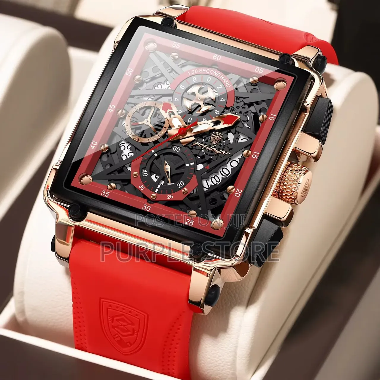 Poedagar Rubber Strap--Watches--