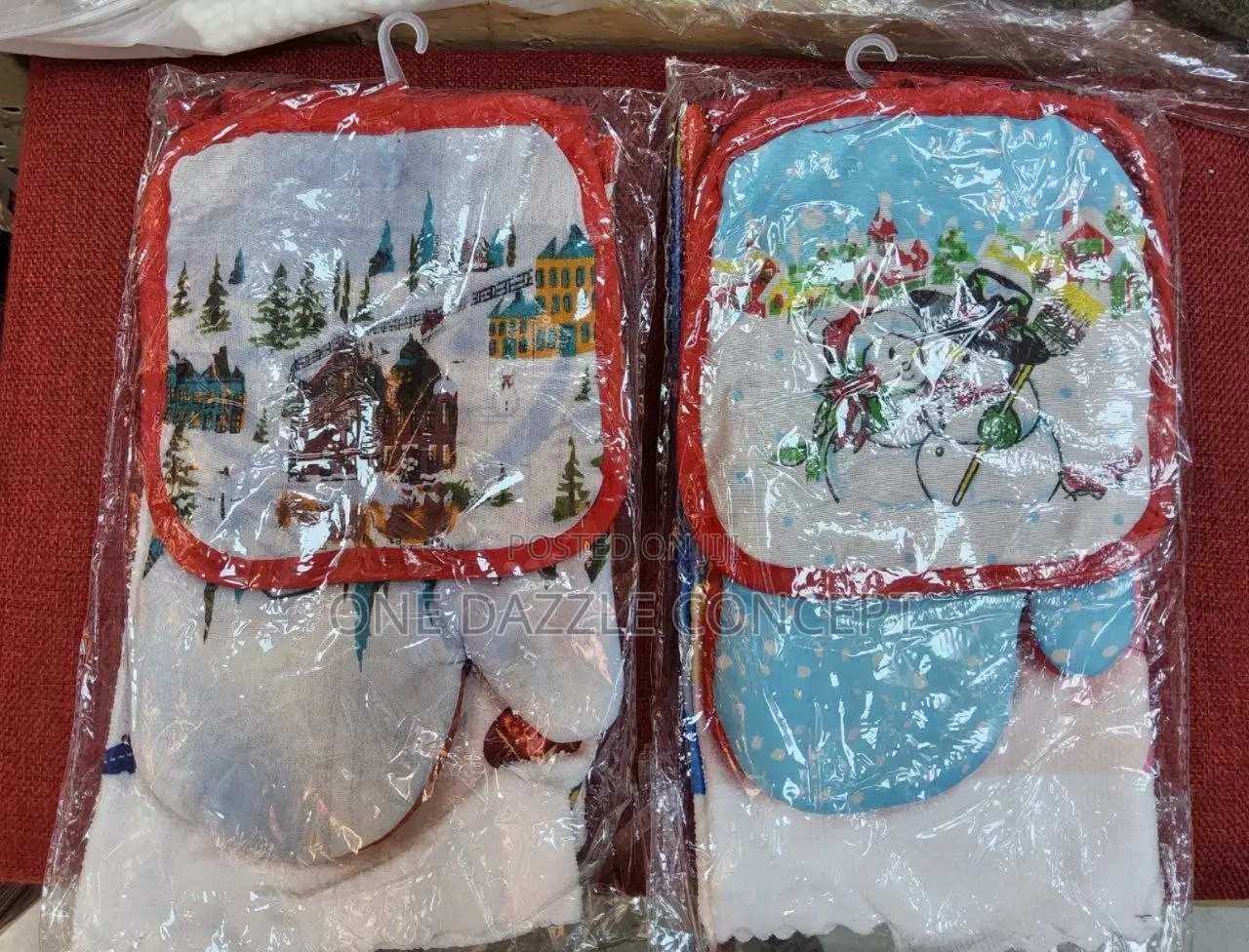 Christmas Oven Glove Set