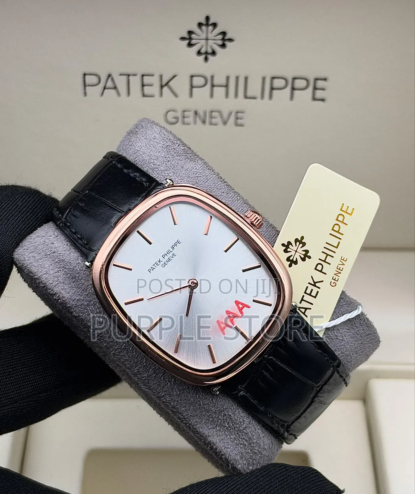 Patek Philippe Slim Quality Leather Watches