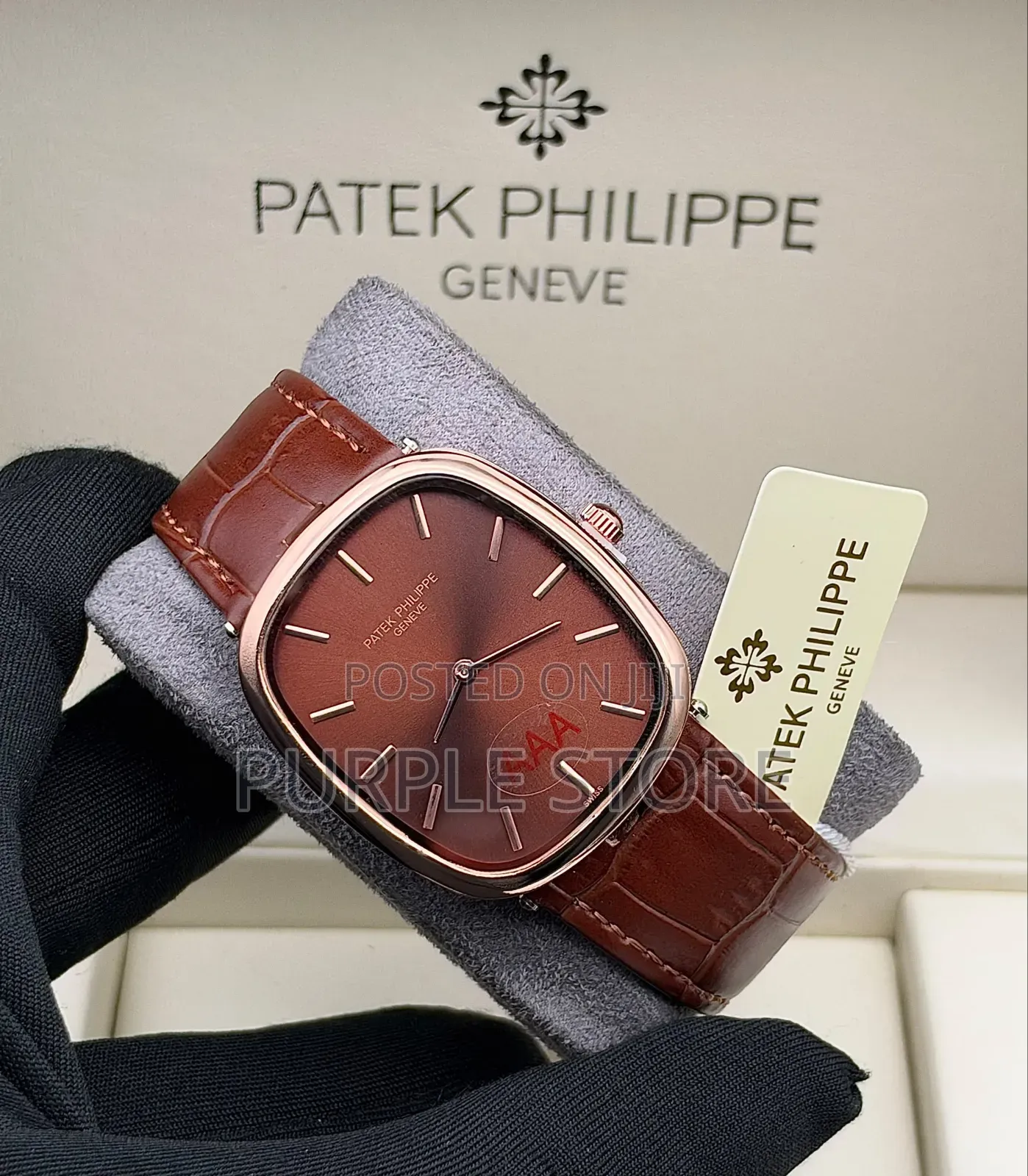 Patek Philippe Slim Quality Leather Watches