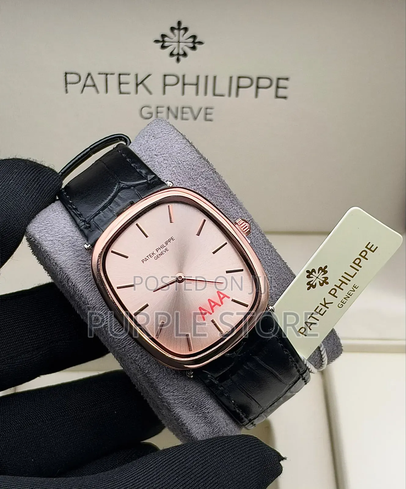 Patek Philippe Slim Quality Leather Watches