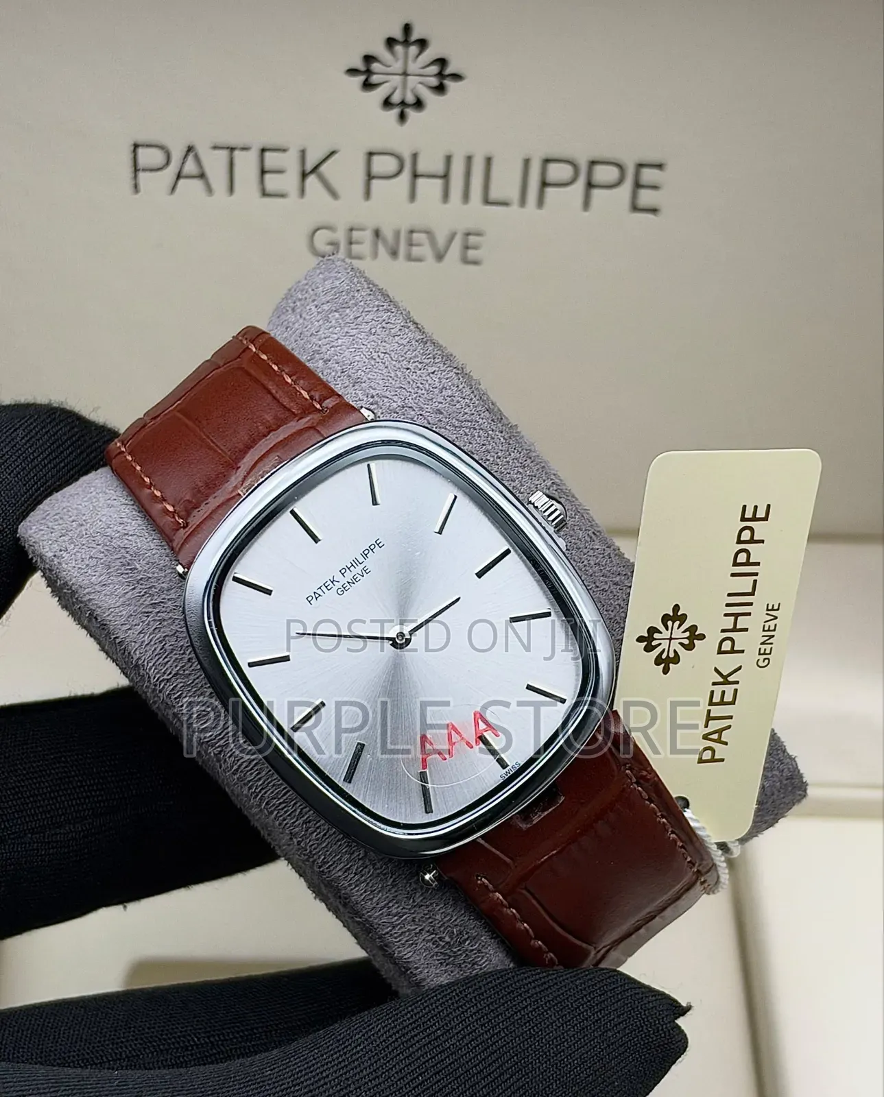 Patek Philippe Slim Quality Leather Watches