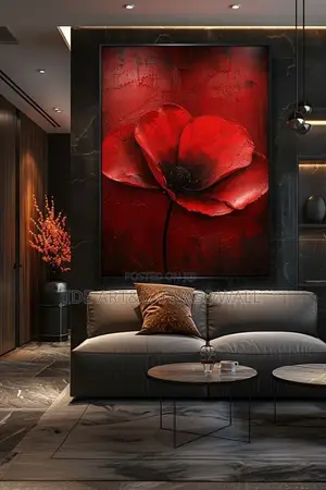 Modern Reddish Wall Art Decor Designs