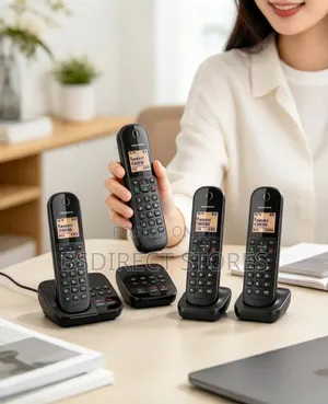 PANASONIC KX-TGC464EB Cordless Phone Quad Handsets