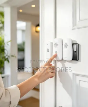 Uni-Com Portable Plug-in Door Chime 8 Melody Twin Pack