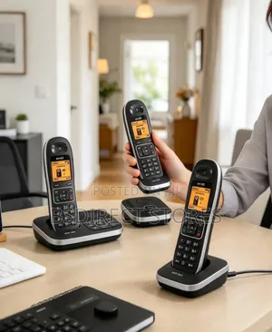 BT BT7610 TRIO Cordless Phone Answering Machine Hands Free