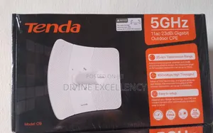 Tenda 09 5GHZ // 23Km+ // 11ac 23dbi Gigabit Outdoor CPE // P2P P2MP