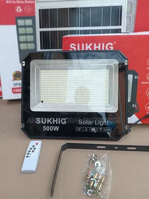 SUKHIG 500W Solar Floodlight – Powerful Outdoor Lighting