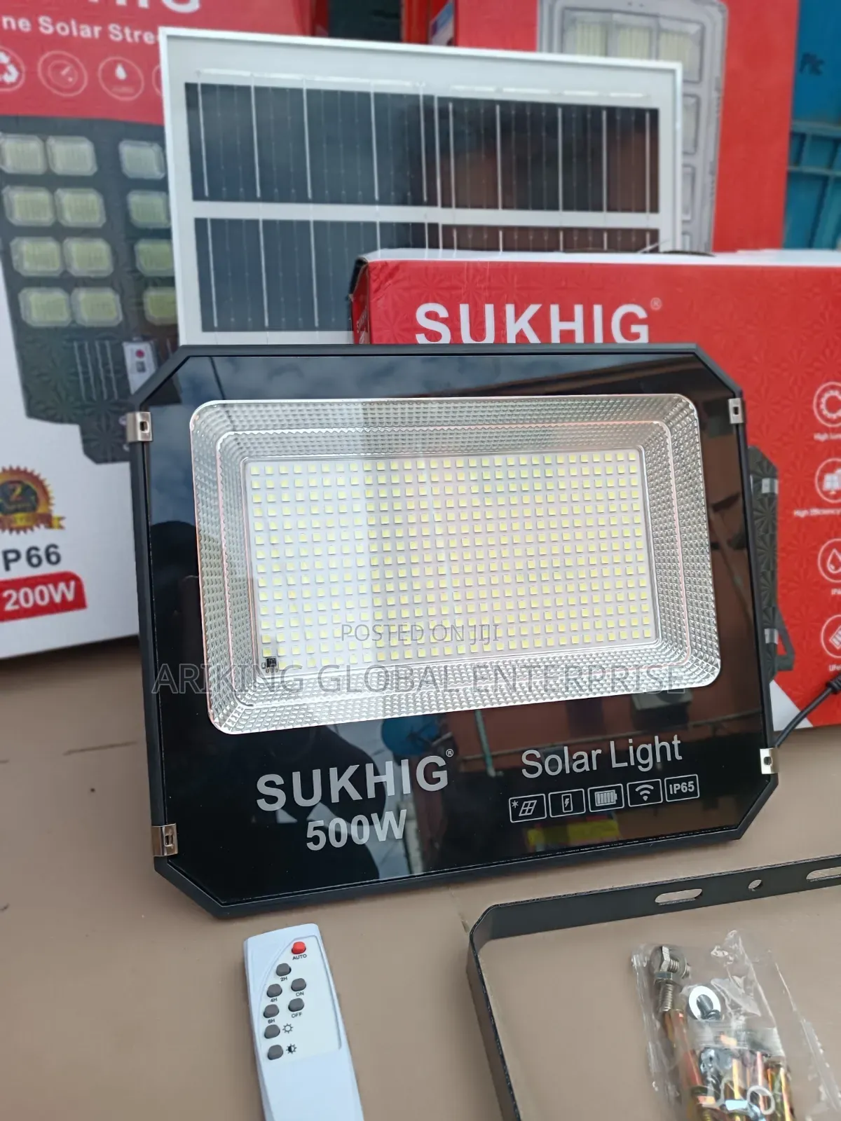 SUKHIG 500W Solar Security Light – Light Up Your Environment