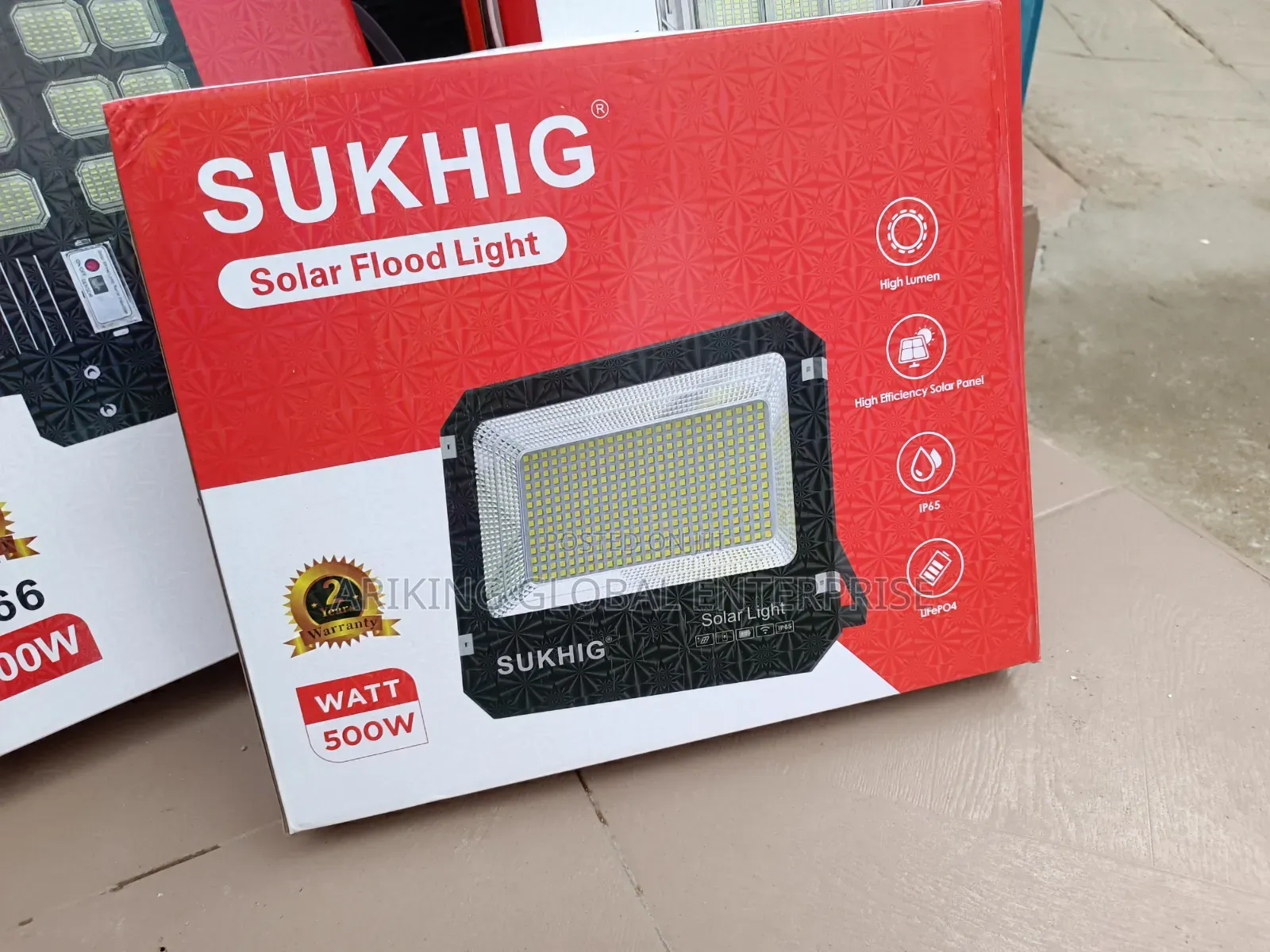 SUKHIG 500W Solar Security Light – Light Up Your Environment