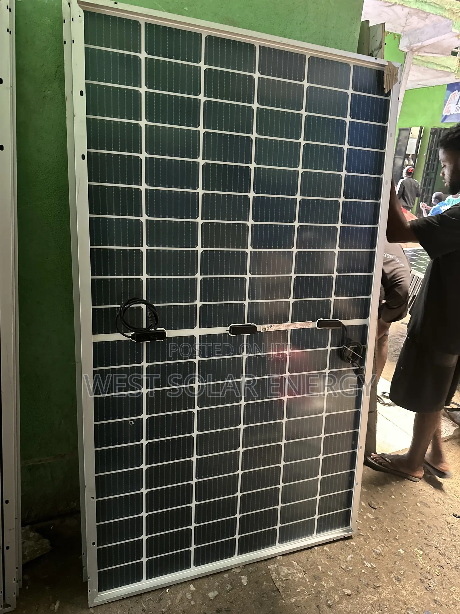 420W 120Cells Jinko Bifacial Half Cut Panel