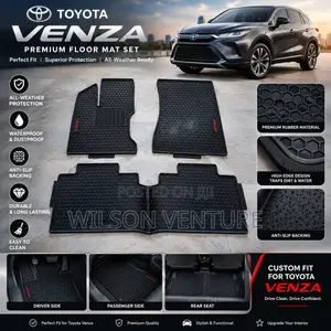 Toyota Venza Premium Floor Mat Set Thick Rubber Foot Mat