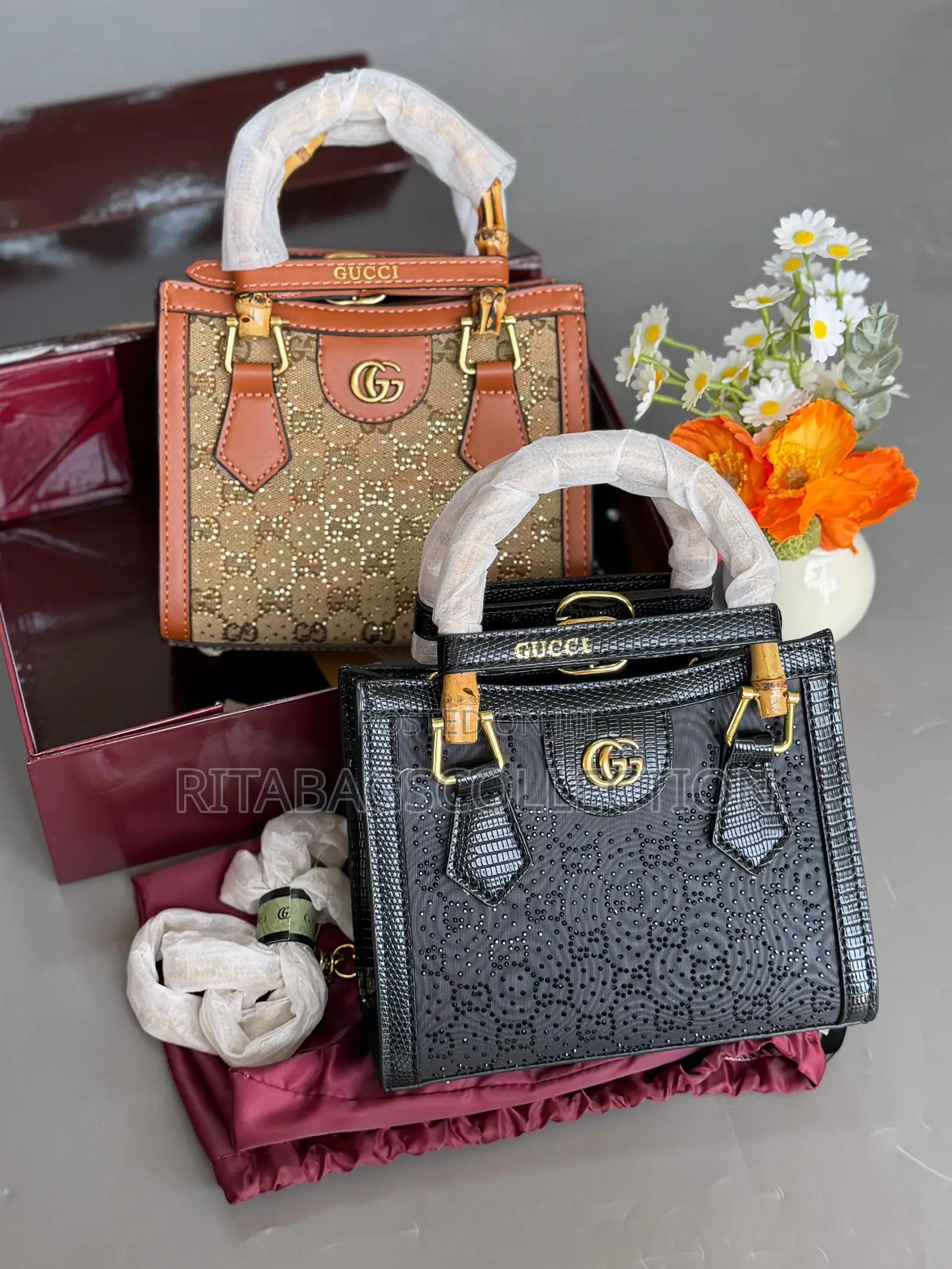 Gucci Diana Mini GG Canvas Bag