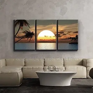 Art Set Tropical Sunset