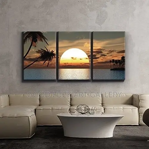 Art Set Tropical Sunset