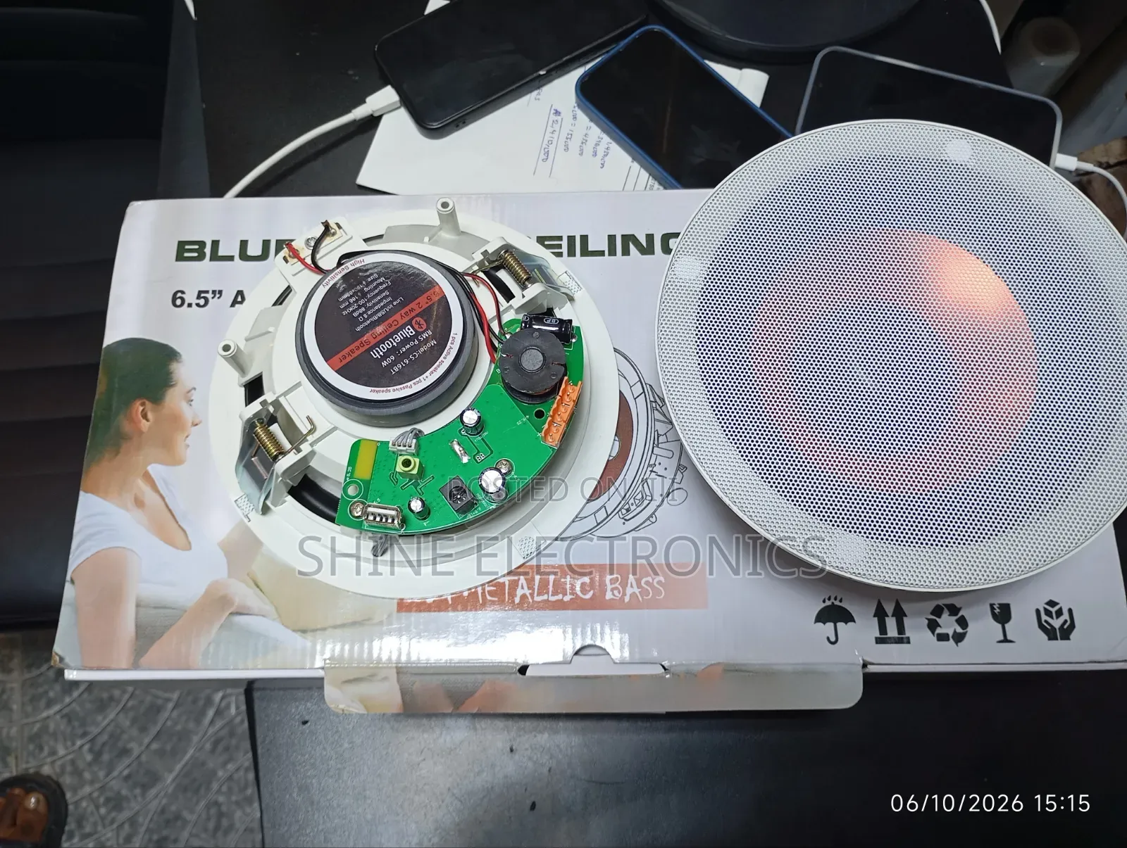 USB/Bluetooth 60watts 2in1 Ceiling Speaker