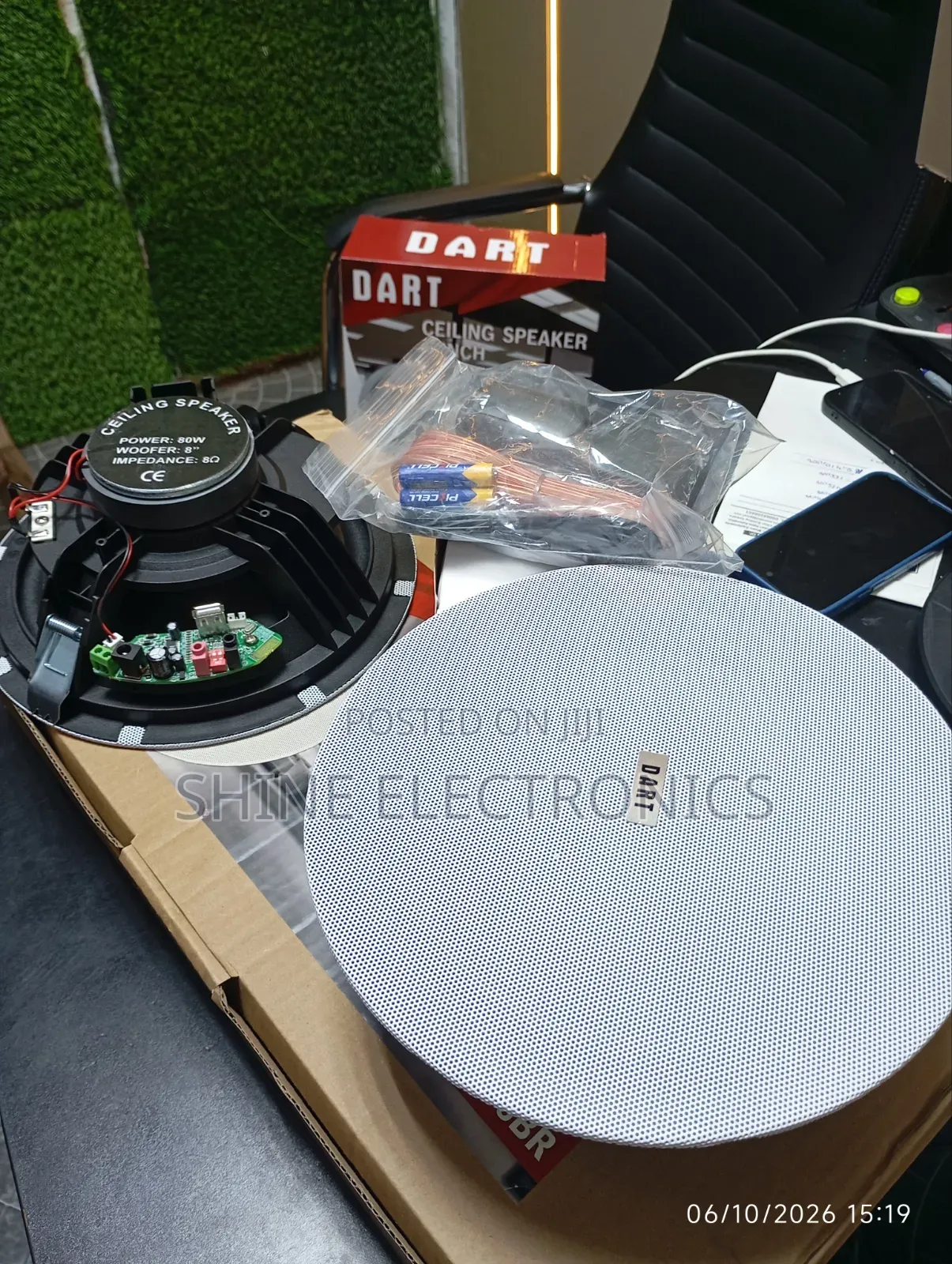 80watts Dart 2in1 Bluetooth Ceiling Speaker