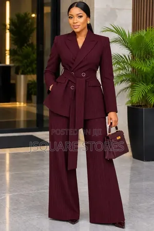 Ladies Stripe Suit, Available in Beautiful Colours From Size 8 - 18