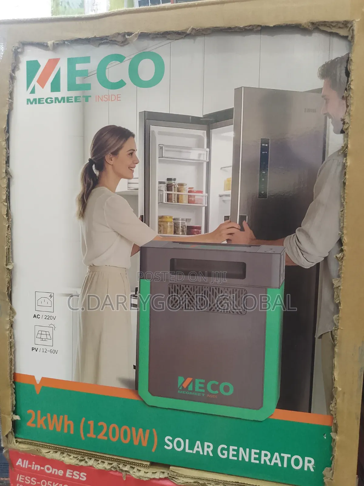 Meco 2kwh Solar Generator With 1200w Output Inverter