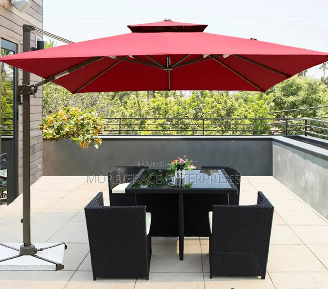 Heavy Duty Outdoor Umbrella 9 Feet