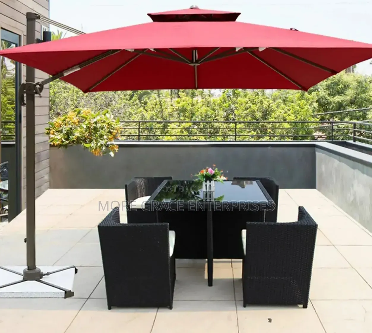 Heavy Duty Outdoor Umbrella 9 Feet