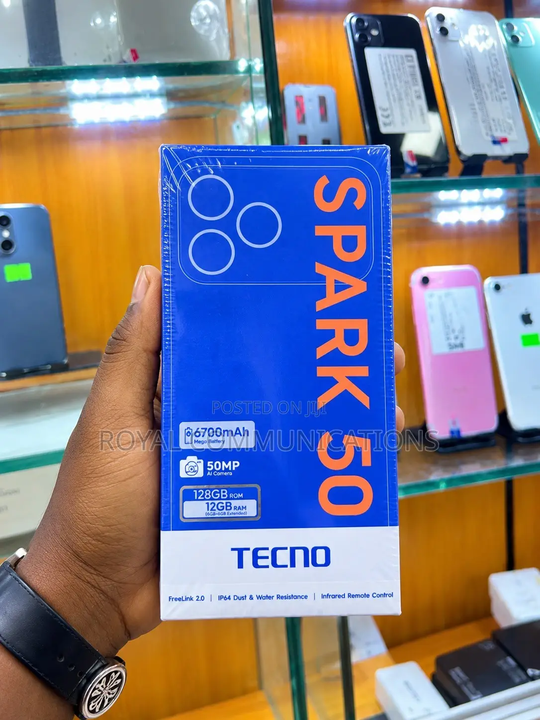 New Tecno Spark 50 128 GB Black