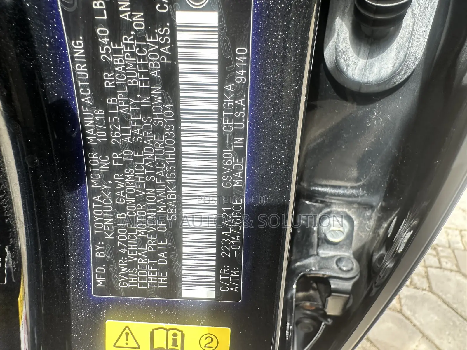 Lexus ES 2017 Black