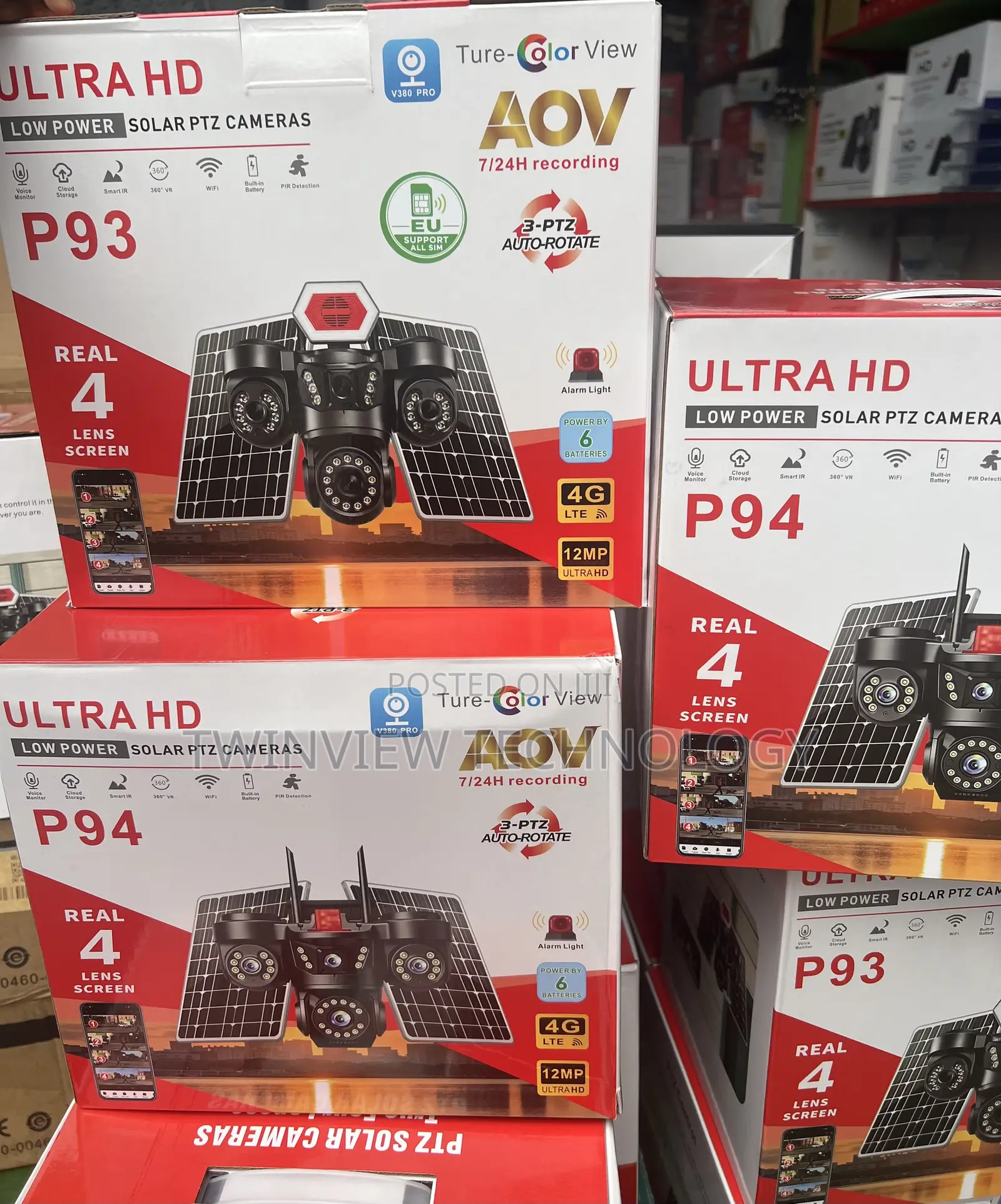 4lens Solar Camera (V380 Pro)