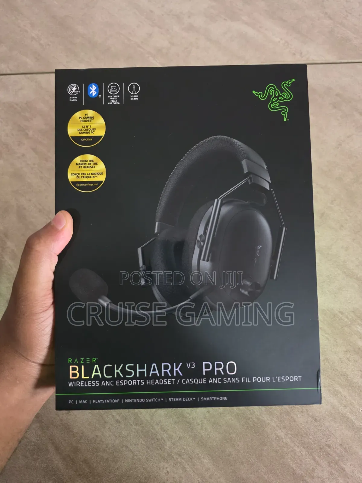 Razer Blackshark V3 Pro Wireless ANC Gaming Headset