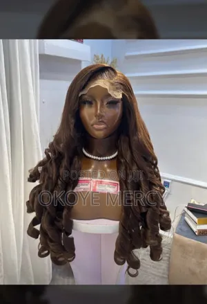 Gorgeous Chocolate Brown Ringlet Curls Human Hair Wig - Side Part