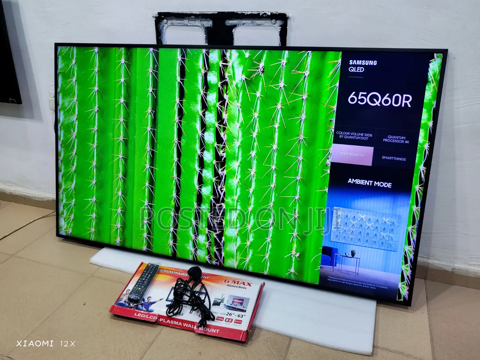 65" Inches Samsung Qled 4k Q60R Quantum Dot Processor Sleek Smart TV