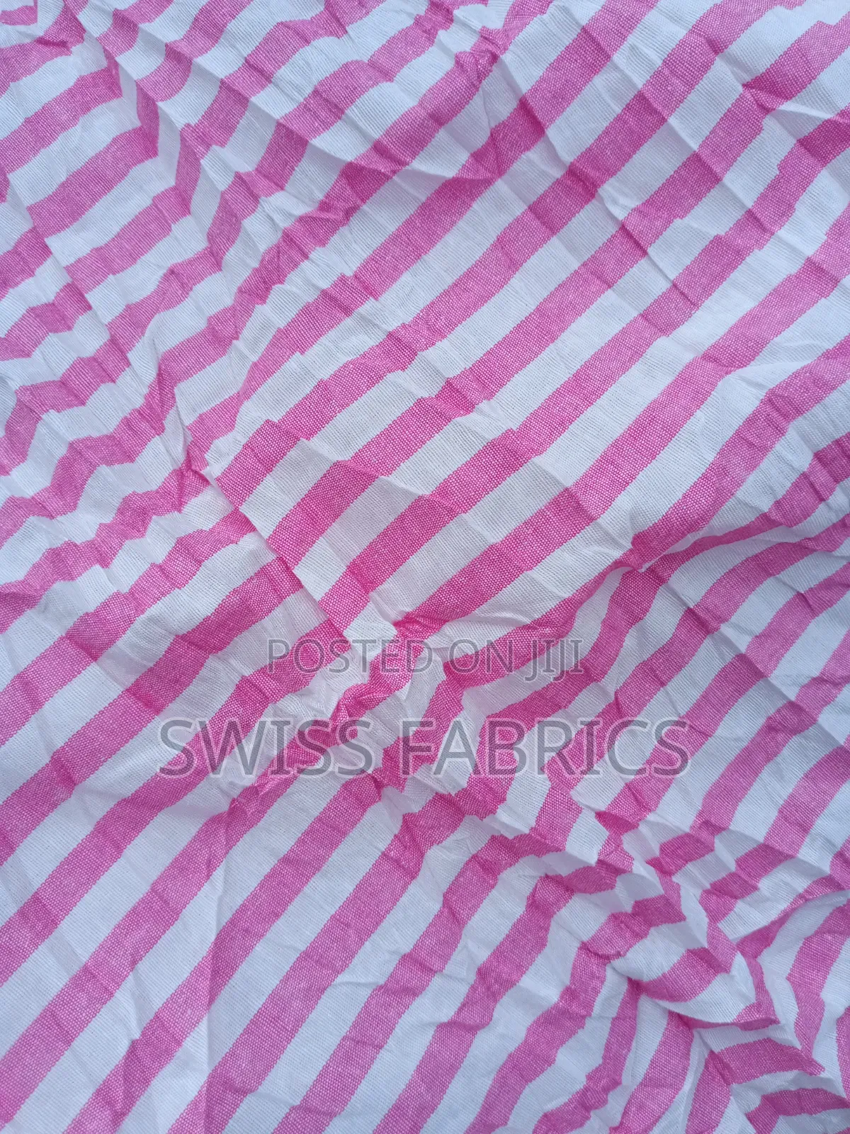 Stripe Cotton Material