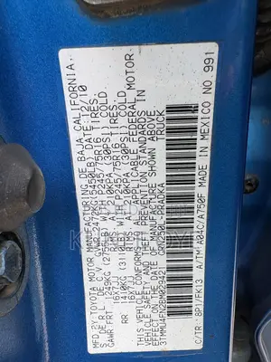 Toyota Tacoma Double Cab V6 2011 Blue
