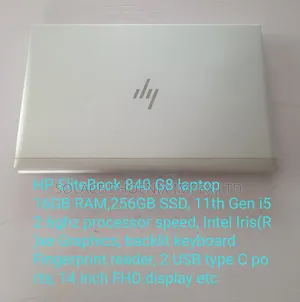 Laptop HP EliteBook 840 G8 16GB Intel Core i5 SSD 256GB