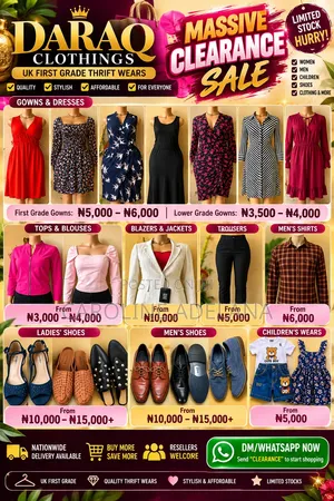 UK Thrift Clearance Sales