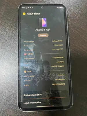Samsung Galaxy A54 5G 128 GB Black