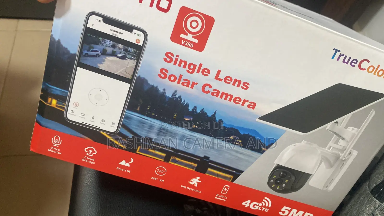 One Lens Solar PTZ 4g Sim Camera