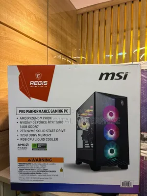New Desktop Computer MSI 32GB AMD Ryzen 9 SSD 2T
