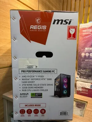 New Desktop Computer MSI 32GB AMD Ryzen 9 SSD 2T