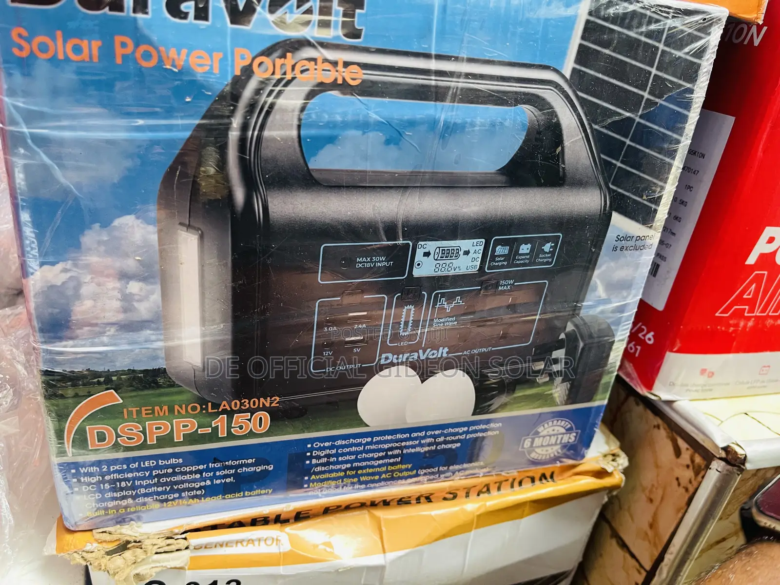 150watts Portable Solar Generator With Panel