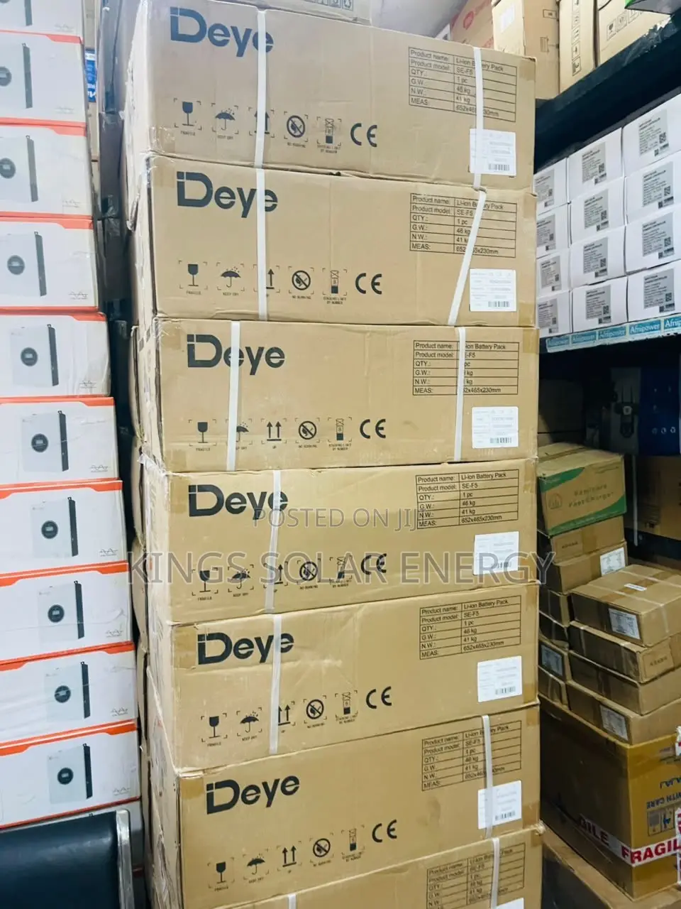 Deye Lithium Ion Battery 5khw 48v Much Available