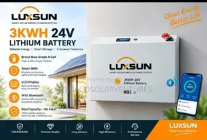 Brand New Luxsun 3kWh 24V Lithium Battery With Bluetooth & Smart BMS