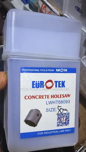 Eurotek Concrete Hole Saw 50MM With the Rod