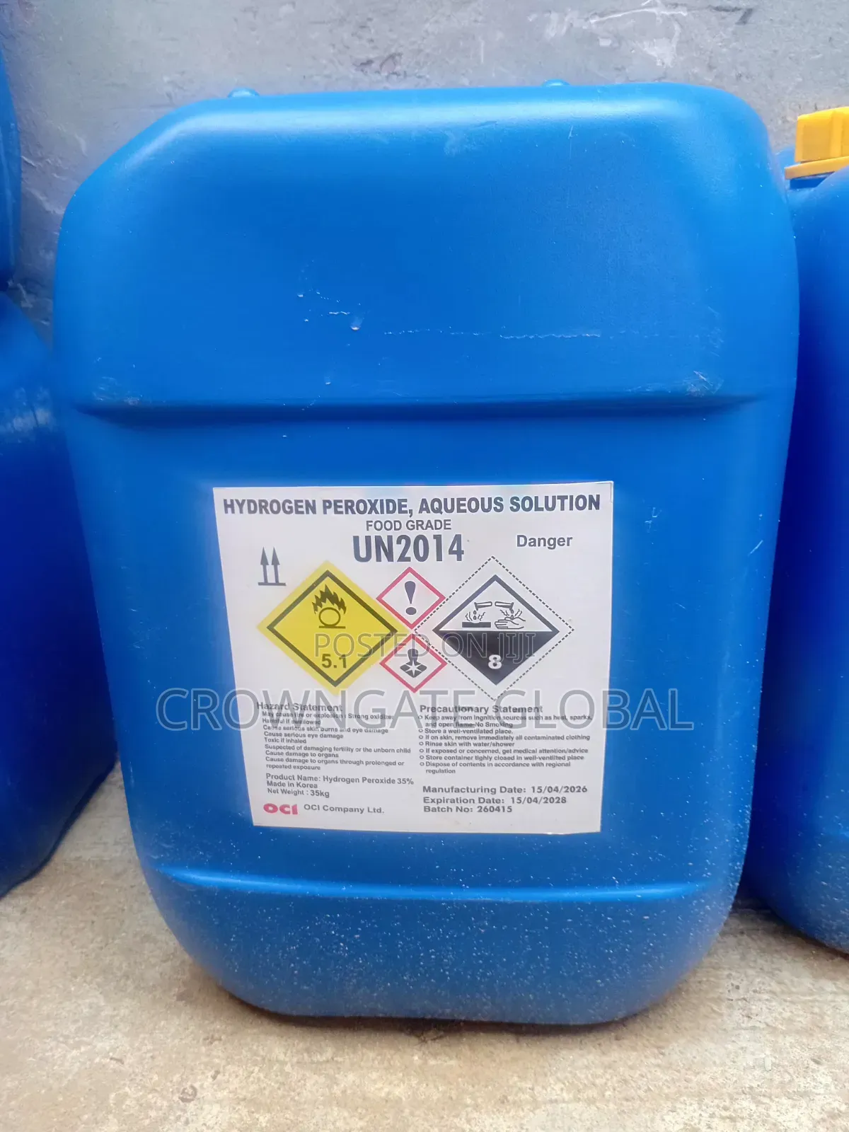 Hydrogen Peroxide ( Food Grade )