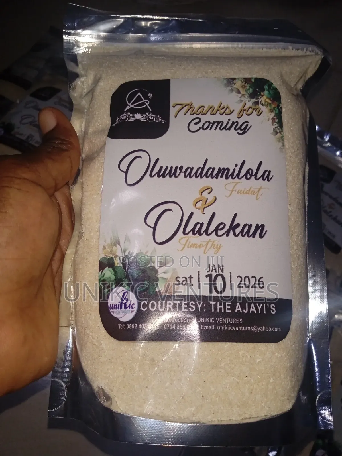 100pcs Garri Ijebu Souvenir (500g)