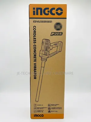 INGCO Cordless Concrete Vibrator, Model CGVLI